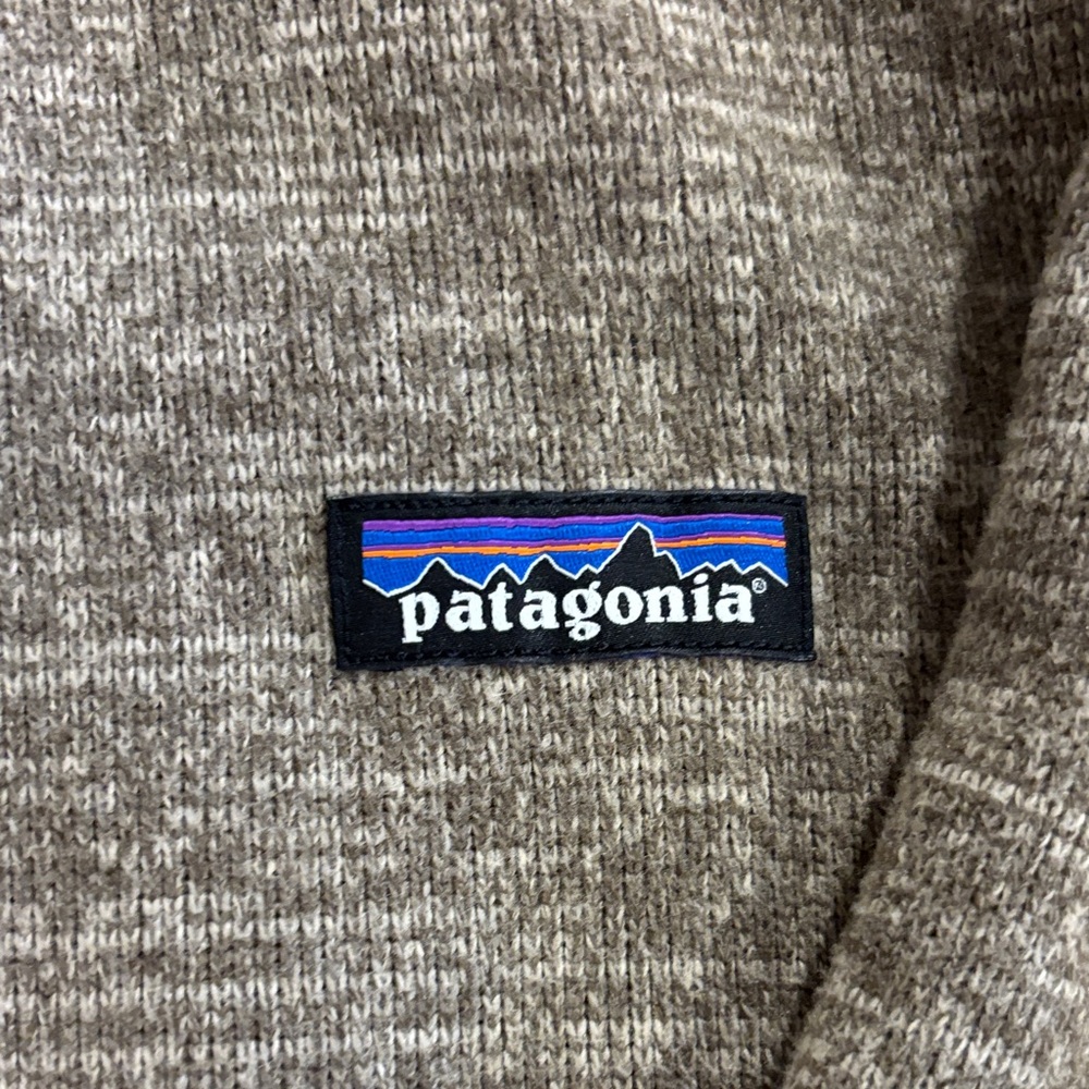 Patagonia Men's Brown Heathered Full-Zip Sweater - Picture 2 of 7